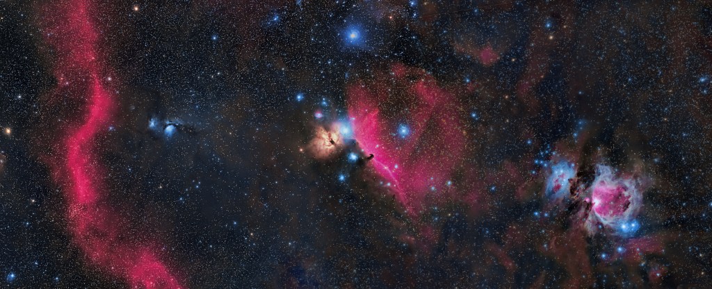Barnard to Orion nebula