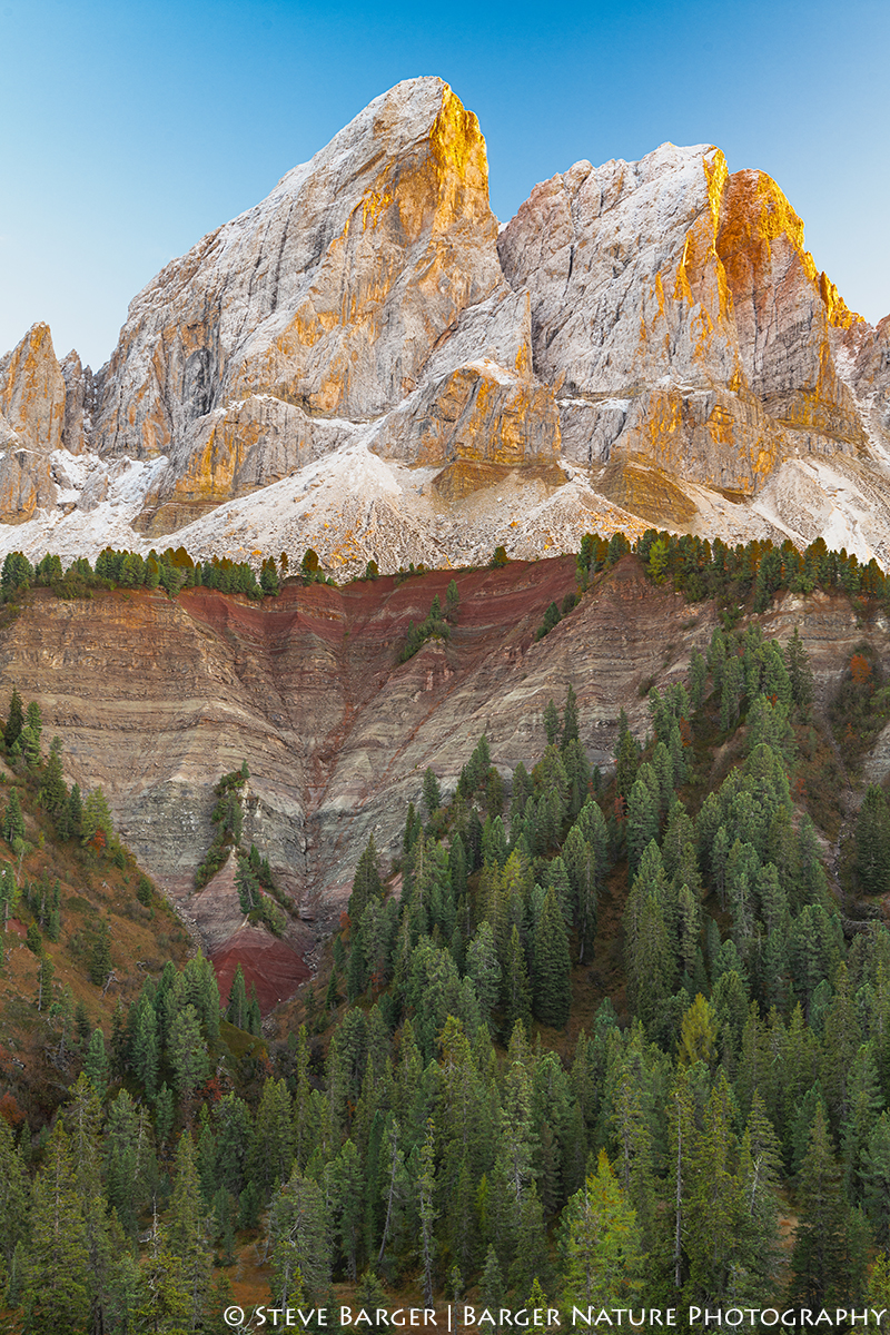 Story Behind The Image “Golden Peaks” – Barger Nature Photography