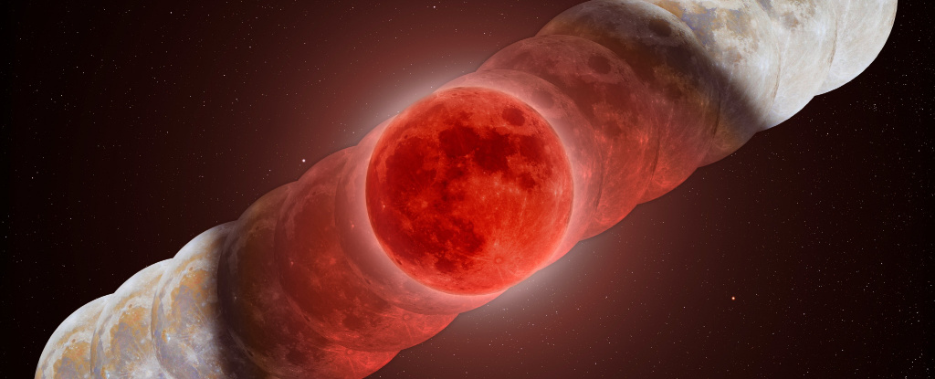 This Lunar Eclipse Composite Is So Stunning, We Can't Believe It's Real : ScienceAlert