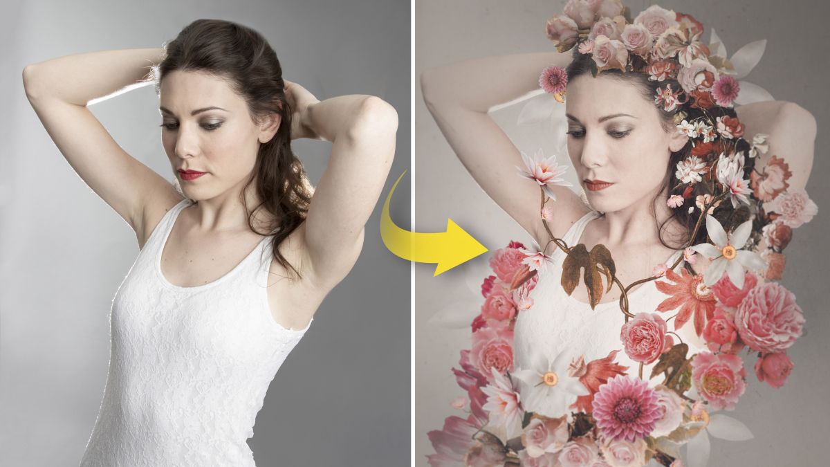 Get creative with flower composites and layer blending skills in Affinity Photo