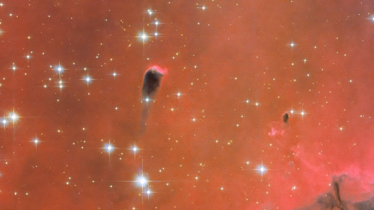 Hubble Space Telescope captures stunning red view of the Soul Nebula