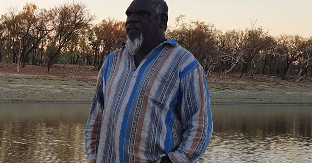 Aboriginal elder and fracking opponent Ray Dimakarri has photo stolen for coal gas campaign