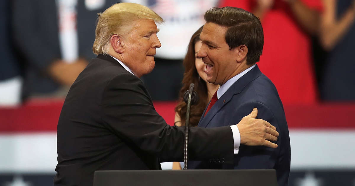 Does Photo Show DeSantis 'Grooming High School Girls with Alcohol as a Teacher'?