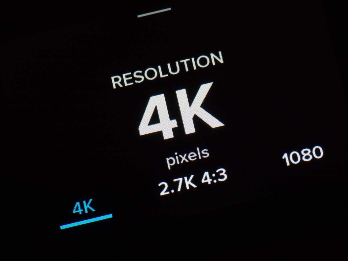 Which cameras shoot 4K video at 60fps?