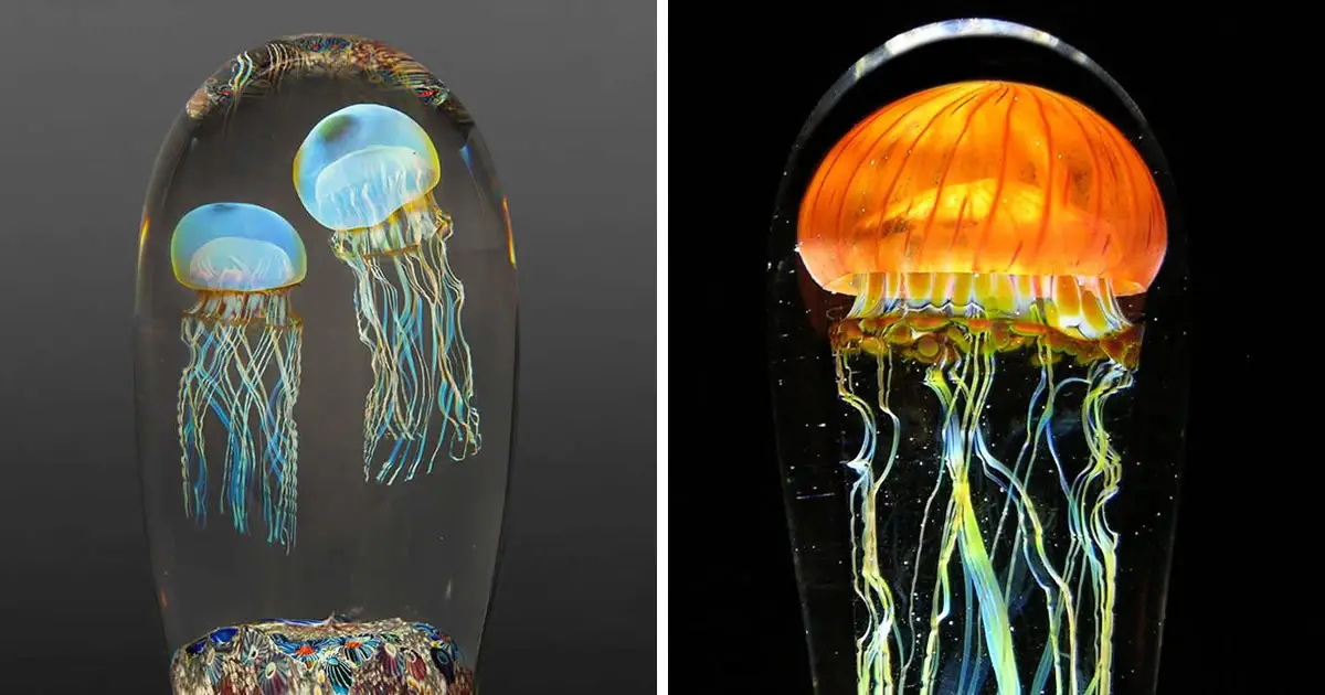 Artist Richard Satava Creates Incredible Glass Jellyfish Sculptures