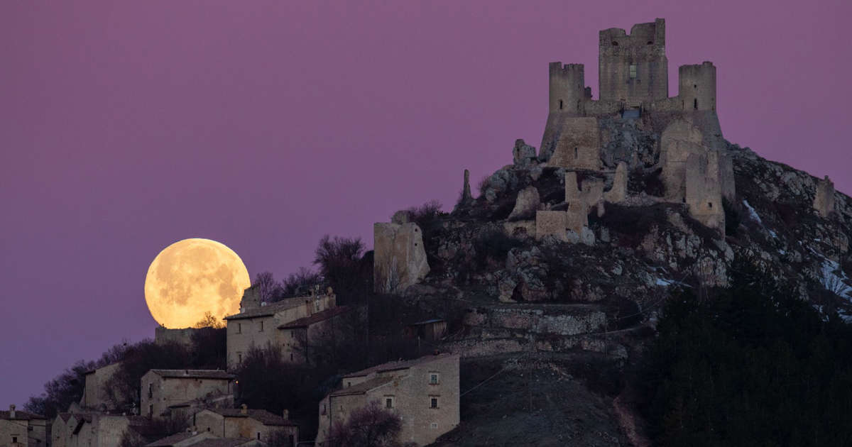 Last full moon of winter worms its way into stunning photos from around the world