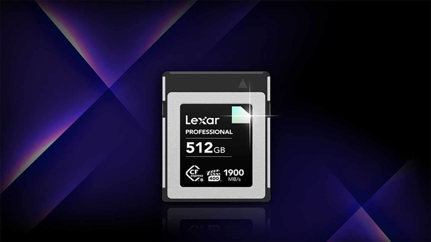 Lexar Professional CFExpress Type B Card Diamond Series 512GB for Next-Gen Filmmaking