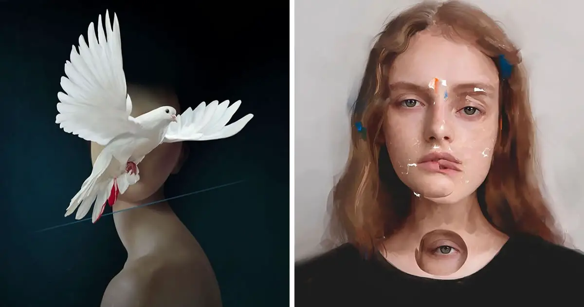 Artist Krisztian Tejfel Creates The Emotional Depth Of Female Portraits