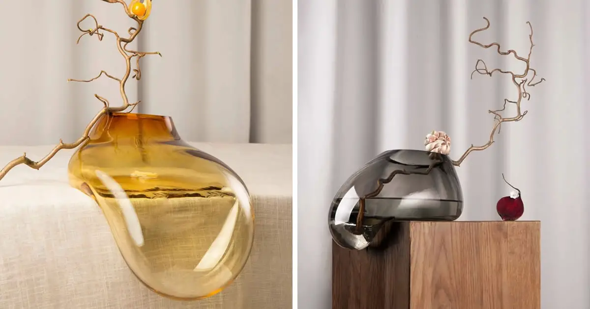 Ukrainian Artist Kateryna Sokolova Creates Stunning Melting Glass Vases