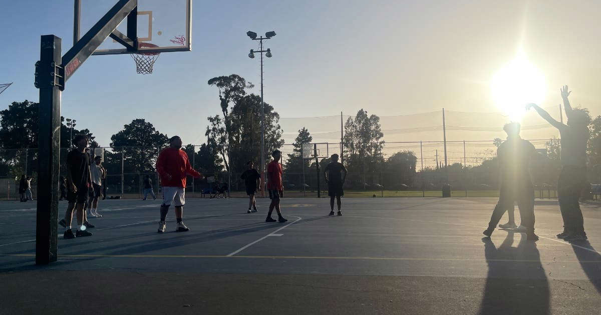 Hoops During The Golden Hour: Photo Of The Day