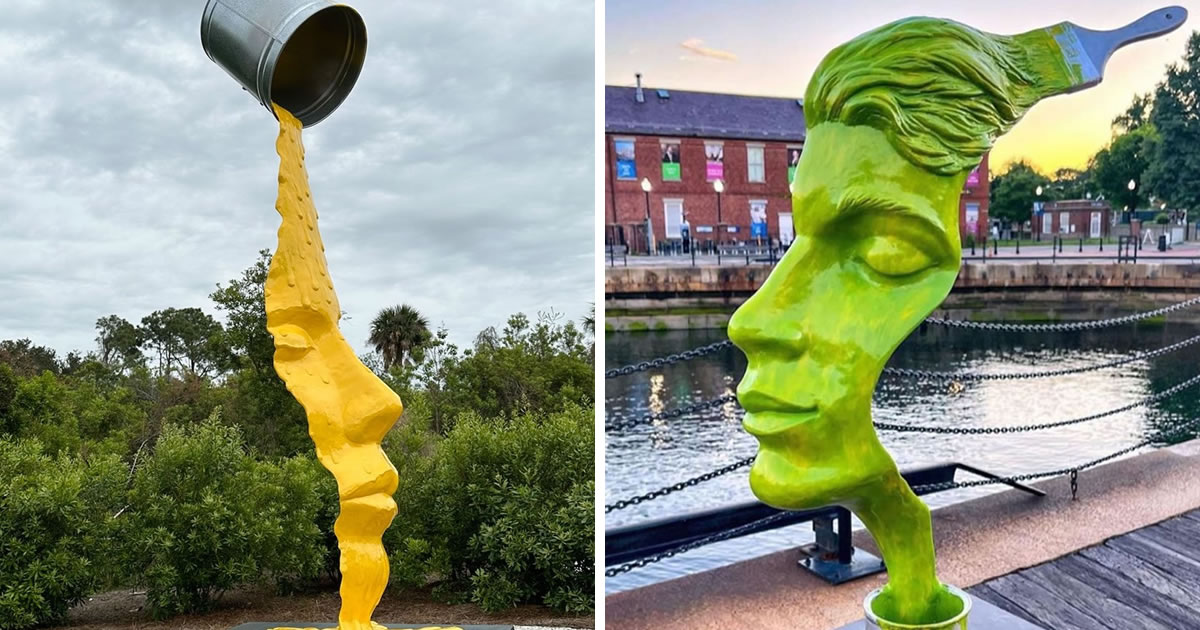 Artist Michael Alfano Creates Mind-Bending Sculptures Along Boston Harborwalk