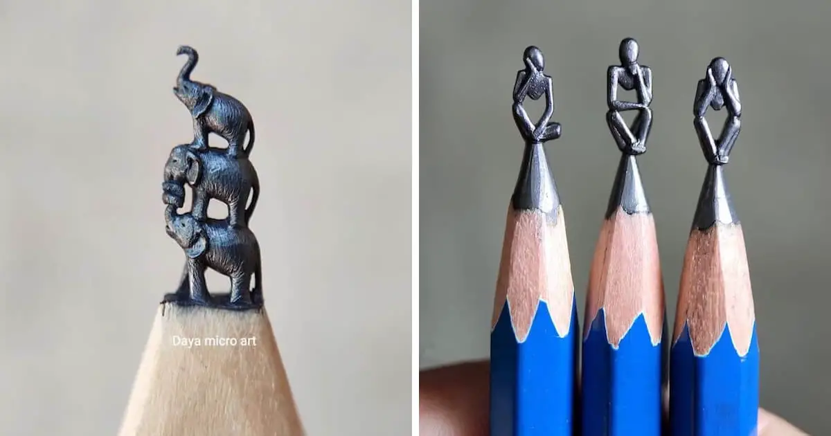 Artist Transforms The Ordinary Pencils Into Miniature Masterpieces