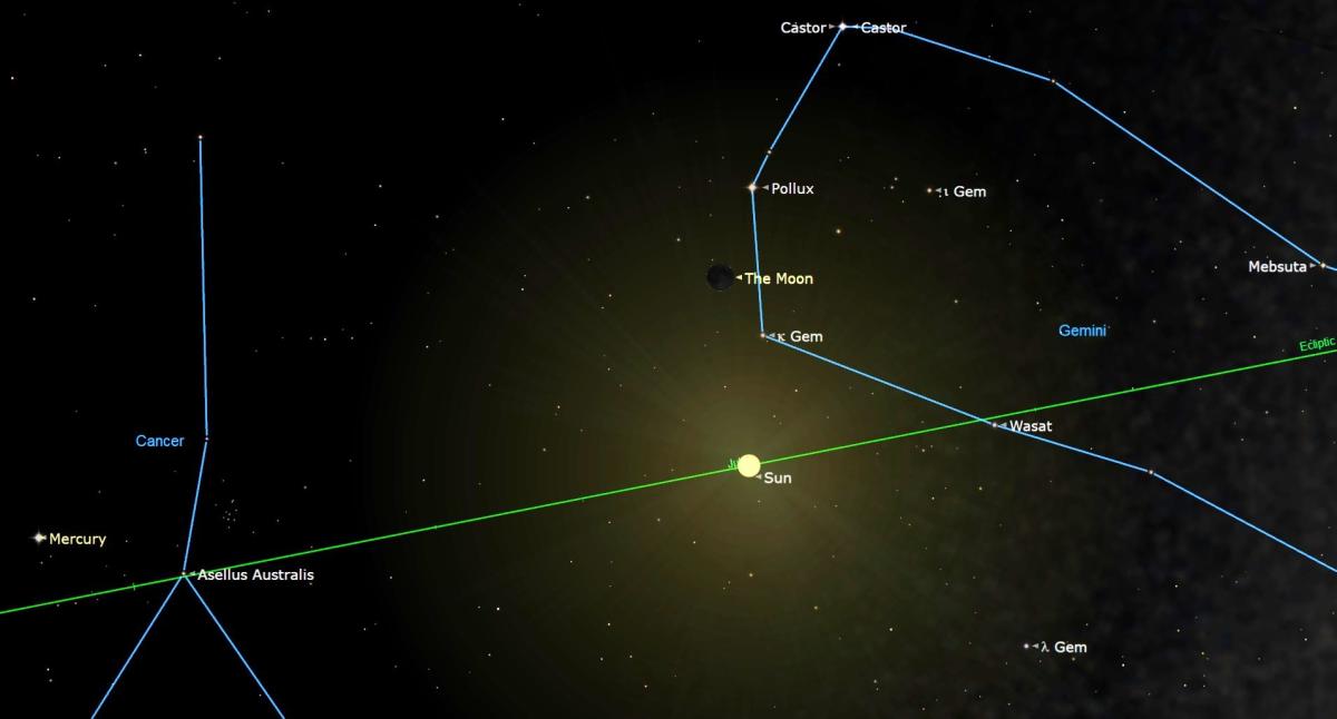 The July new moon offers dark skies to see 5 visible planets tonight