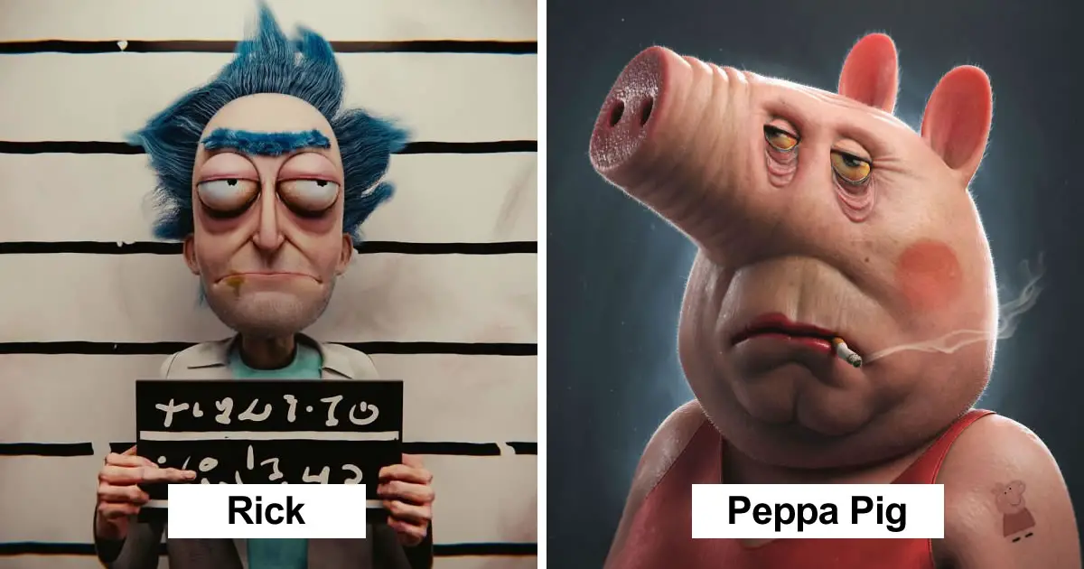 Brazilian 3D Artist Yan Blanco Transforms Our Favorite Childhood Heroes Into Creepy Characters